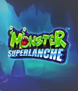 Enter the eerie depths with the Monster Superlanche game by Pragmatic Play, featuring a bright and whimsical monster logo set against a misty cave background. This graphic captures the fun and excitement of a monster-themed game, great for fans of monster slots, providing a unique play experience. 